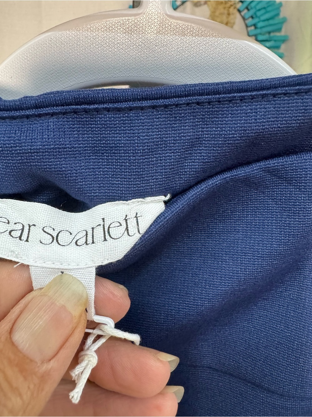 Dear Scarlett Navy Skinny Pants - Picture 3 of 7